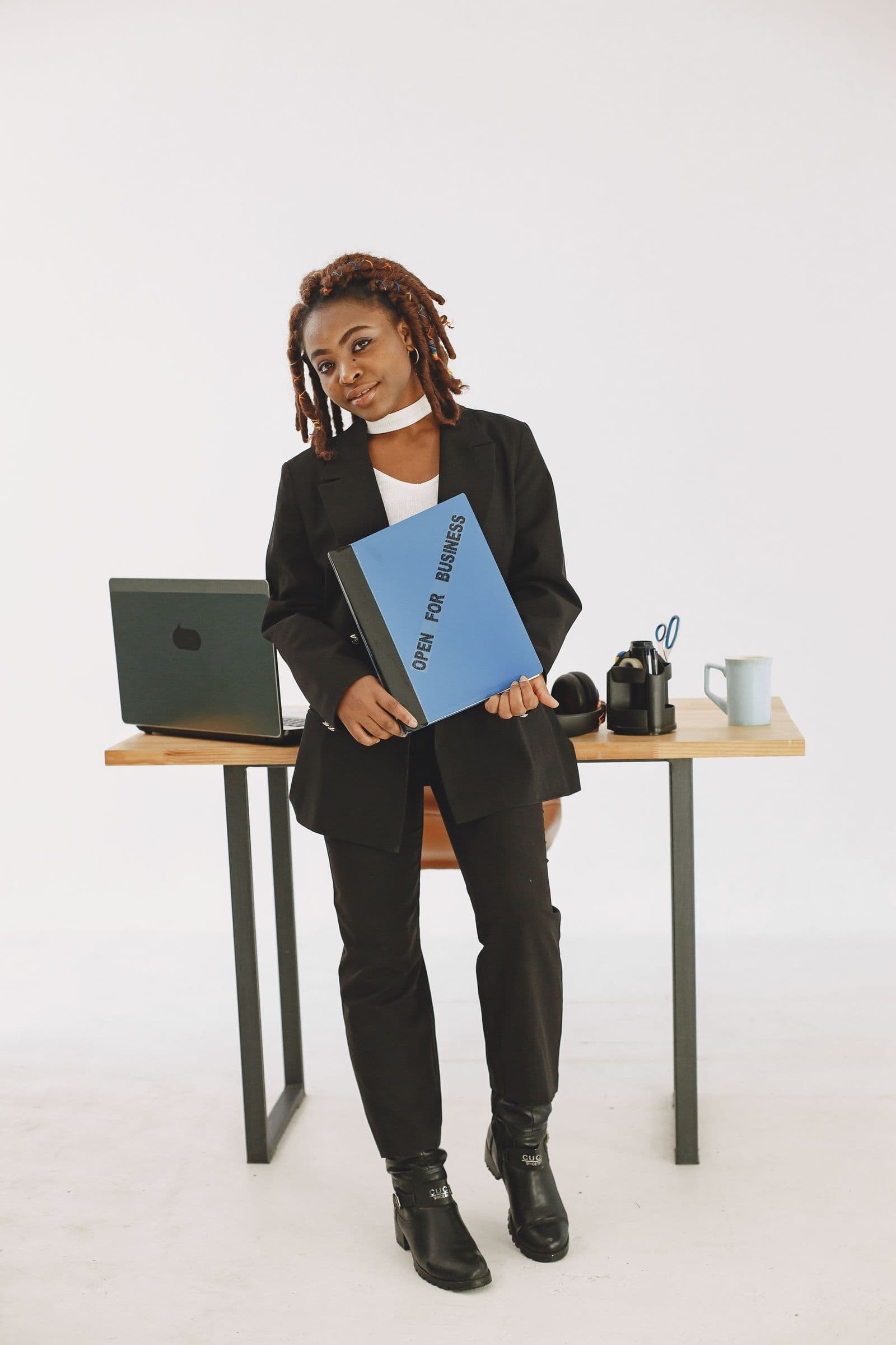 A JM Tax and Accounting professional in the office